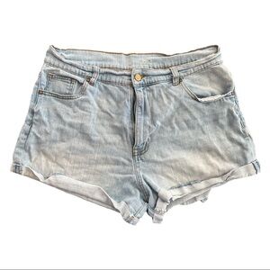 High Rise Size 15 Jean Shorts